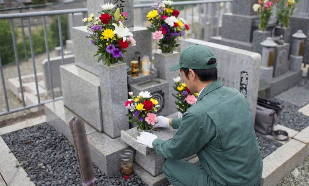 お墓詣り代行